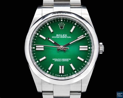 rolex 124300 green|rolex green face price.